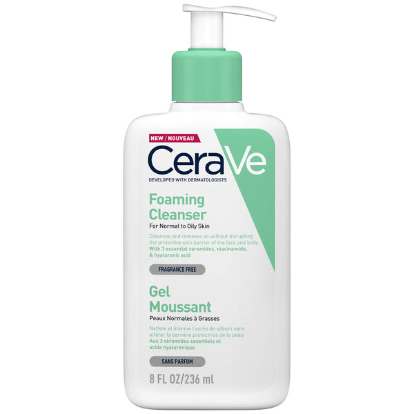 CeraVe - Foaming Facial Cleanser, For Normal to Oily Skin 236ml